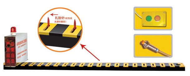 重庆沙坪坝区V3嵌入式闯岗自动扎胎器/阻车器